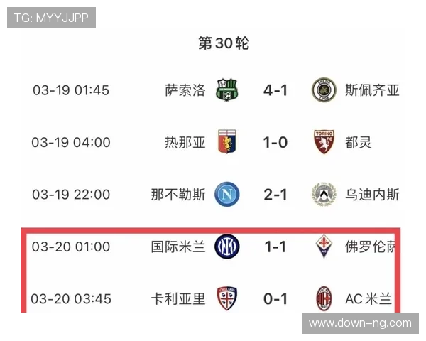 国际米兰豪取四连胜领跑积分榜，对阵强队战绩成争冠隐忧